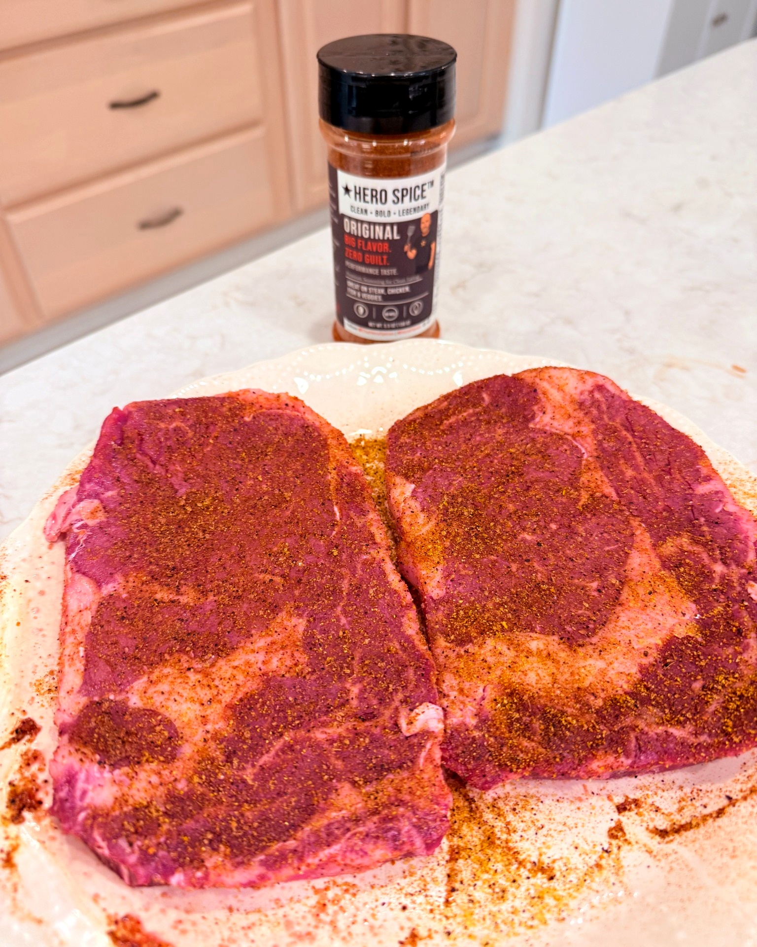 Seasoned steaks