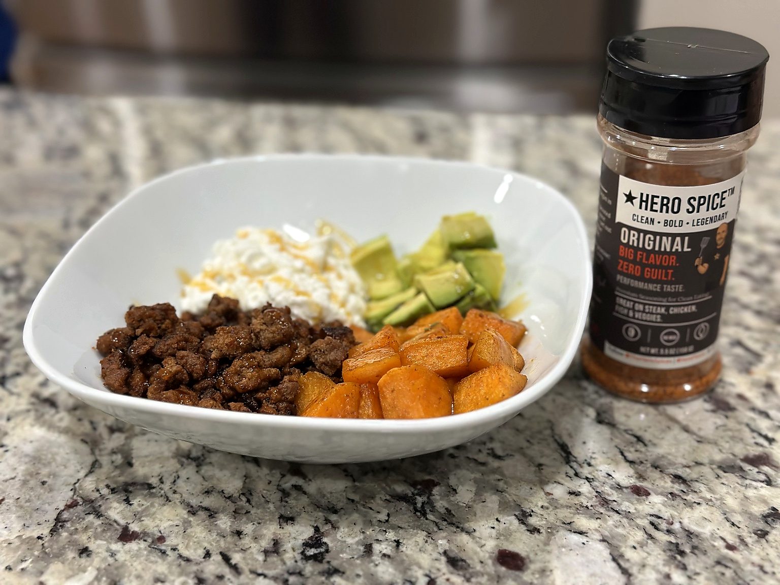 Veggie meat bowl